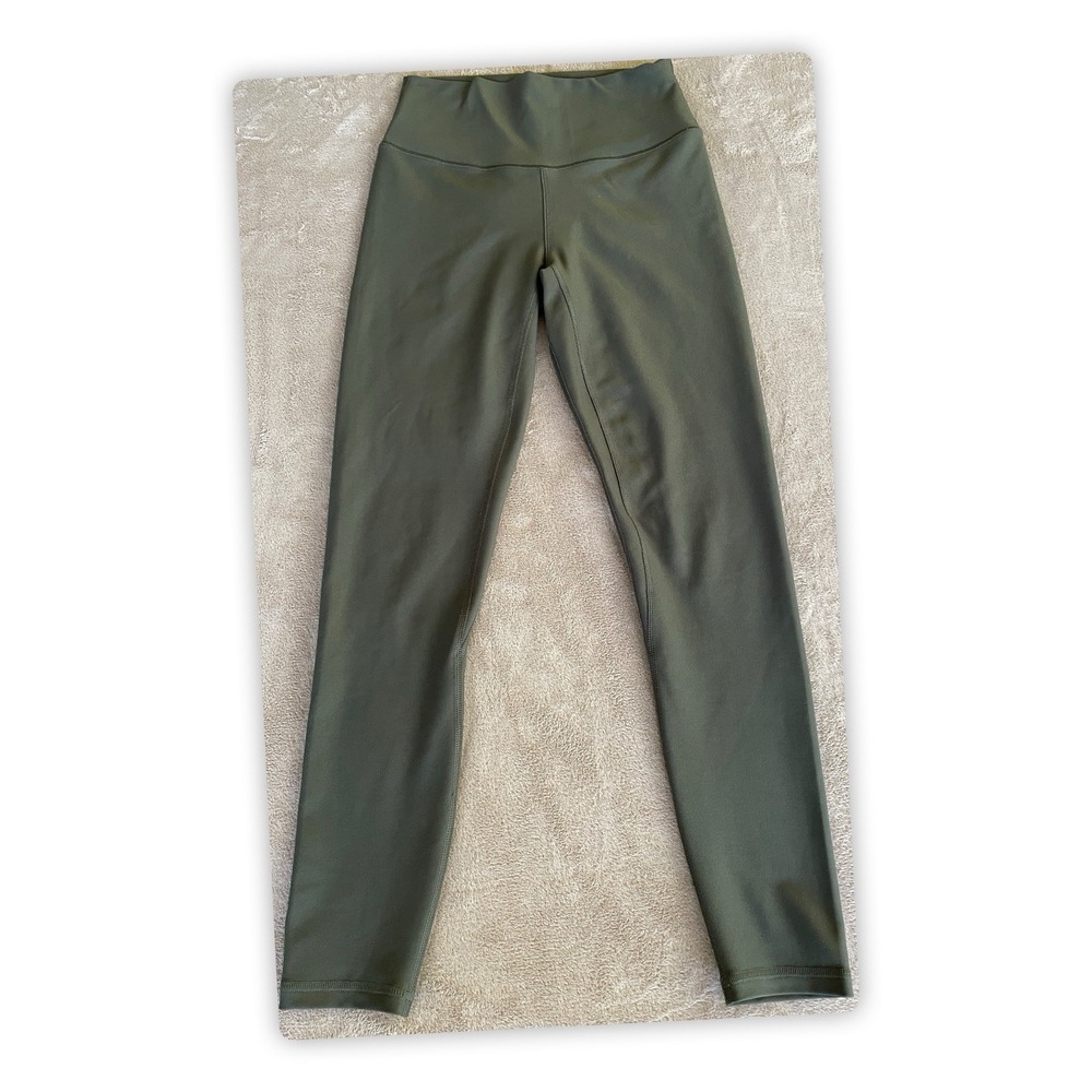 YPB SculptLUX Olive Green High Rise Leggings Womens Small Athleisure